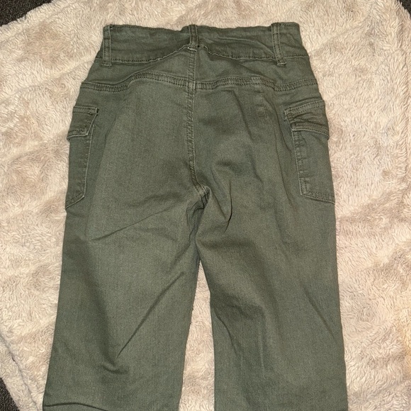 Olive Green Women's Jeans - Picture 9 of 10